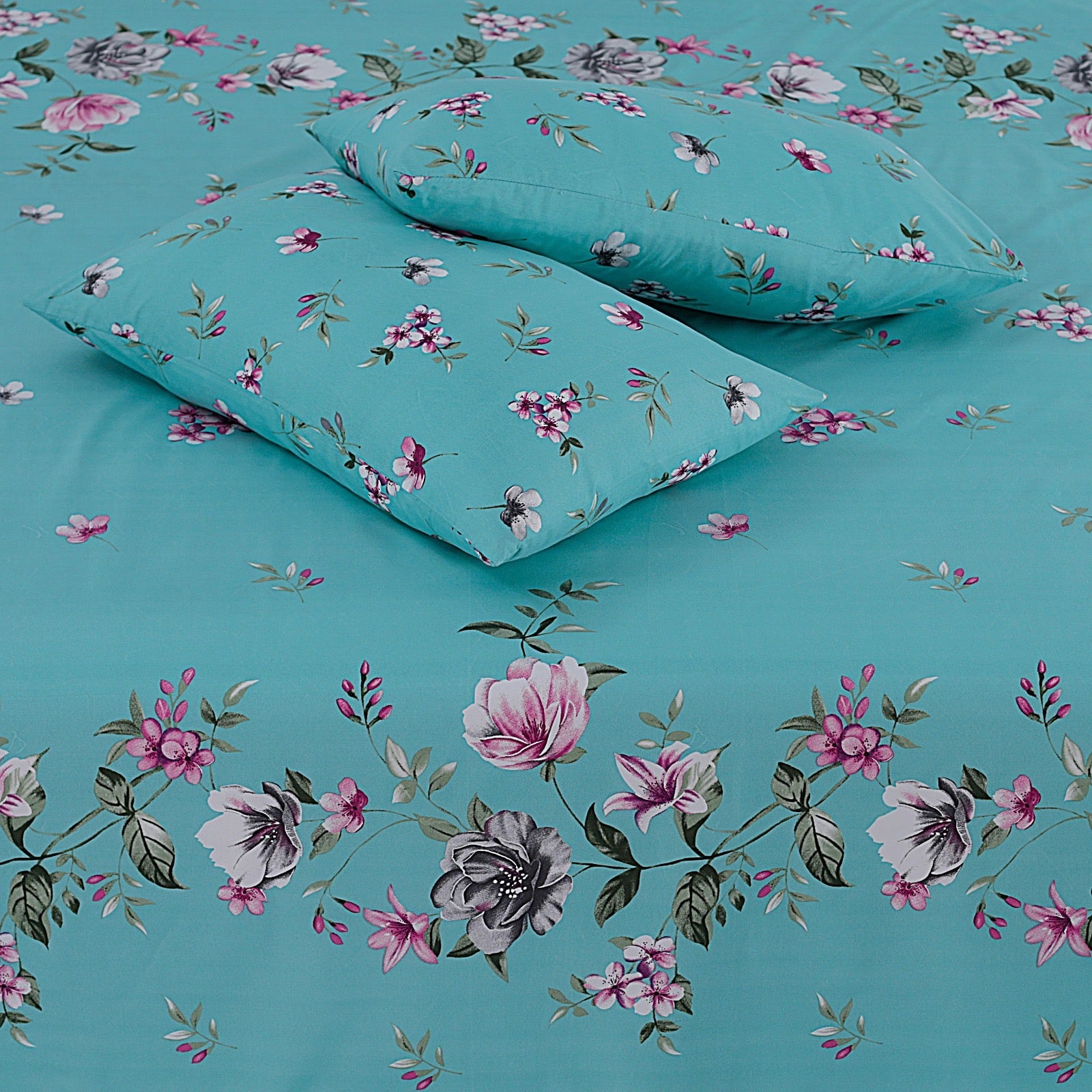 New 3 Pcs Bed sheet B-1004